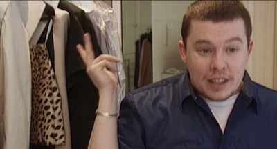 I just get the scissors
and go, "Whack it off!" - McQueen