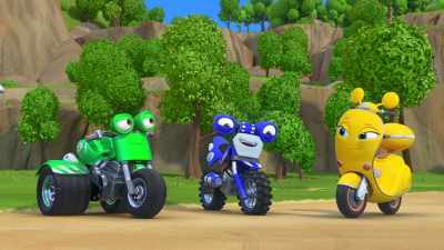 I just got new spokes...
Leave me alone! - Ricky Zoom