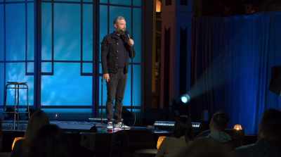 I just have keep going,
"One ticket to Austin, Texas, please." - Nate Bargatze: The Greatest Average American