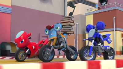 I just have these books
to bring back to the library - Ricky Zoom