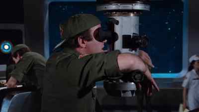 I just hope he has
the right stuff. Up scope. - Airplane II: The Sequel