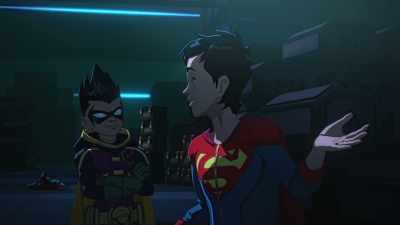 I just knocked out Batman
with one punch! - Batman and Superman: Battle of the Super Sons