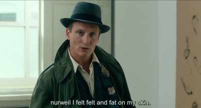 I just know I've felt,
felt and fat on my skin.
. - Never Look Away
