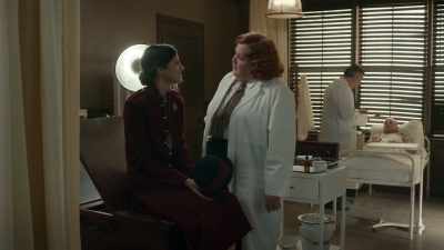 I just leapt out and I tackled - Frankie Drake Mysteries
