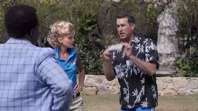 I just made bank. (laughing) - Rob Riggle's Ski Master Academy