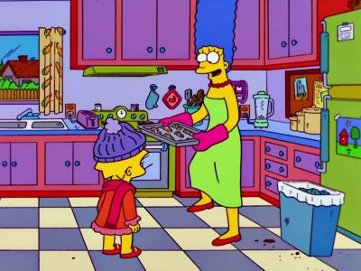 I was just making Christmas cookies. - The Simpsons