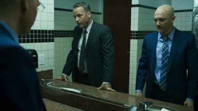 I just need to wash my hands.
That okay with you? - Interrogation