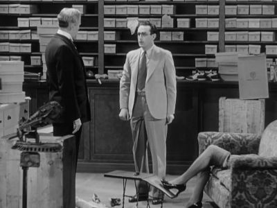 I was just practicing to be a salesman Mr Endicott - Feet First