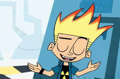 I just push this thing
that says cot-tee-on - Johnny Test