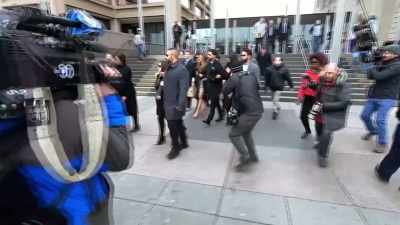 I just remember once
we were leaving the courthouse - Jussie Smollett: Anatomy of a Hoax
