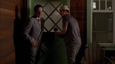 I just remembered.
I forgot my gun. - Monk
