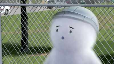 I just saw, one day, people skating, - City of Ghosts