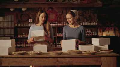 I was just saying, - Christmas at the Amish Bakery