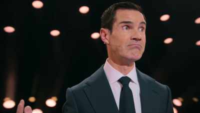 I just straight-up asked. I said,
"Excuse me, do you mind me asking, - Jimmy Carr: Natural Born Killer