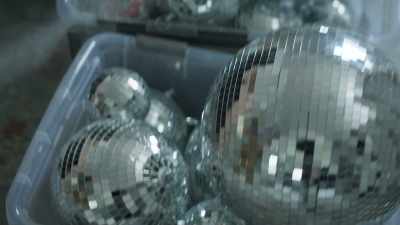 I just think we need
to get the bigger
disco balls in first, - Down Home Fab
