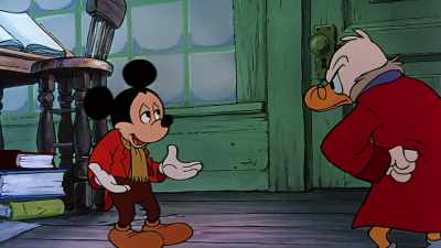 I was just trying
to keep my hands warm, sir. - Mickey: The Story of a Mouse