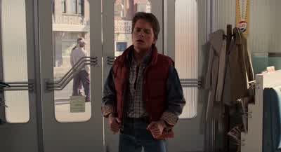 I just want to use the phone. - Back to the Future