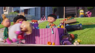 Well I just wanted to help Since you don't have a jobI got two whole dollars for it - Despicable Me 3