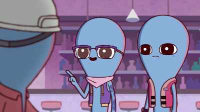 I just wanted to introduce you
to this curious being - Strange Planet