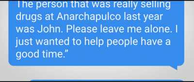 "I just wanted people
to have a good time." - The Anarchists