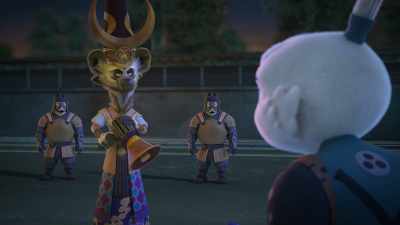 -I just wanted to remind you.
-[feedback rings] - Samurai Rabbit: The Usagi Chronicles