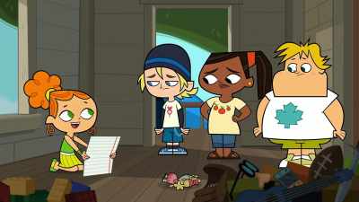 I just wrote a little note - Total DramaRama