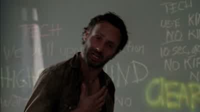 I kept getting-- I kept getting pushed farther out. - The Walking Dead