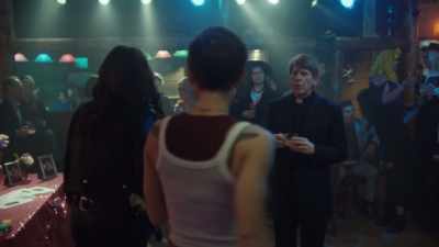 I kept you safe from de -
Deez nuts! Father Bertucci! - Wynonna Earp: Vengeance