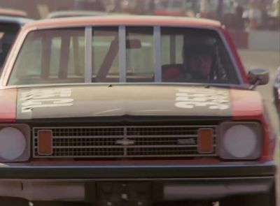 Kid Harmon's squeezed
inside Ludwig. - The A-Team
