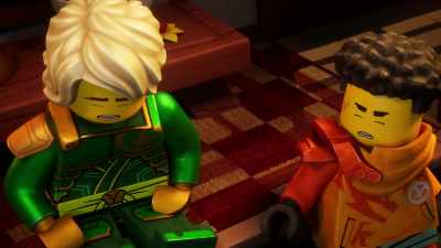 -I kind of had a nightmare.
-Are you okay? - LEGO Ninjago: Dragons Rising
