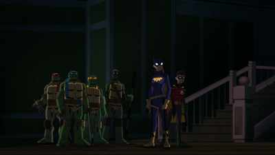 I was kind of expecting
a pep talk. - Batman vs Teenage Mutant Ninja Turtles