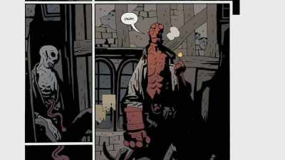 I knew Hellboy could
strike a match on his hand. - Mike Mignola: Drawing Monsters
