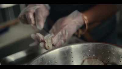 I knew I wanted to do a shrimp 'n grits, - Street Food: USA