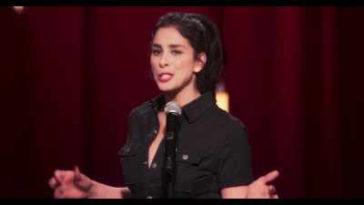 I knew it was gonna get a laugh
when I said: - Sarah Silverman: A Speck of Dust