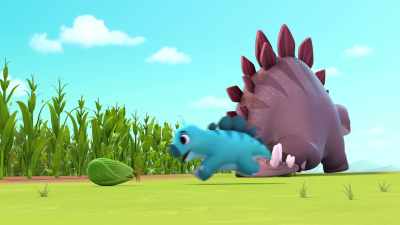 I knew Rebel would start
acting like a stegosaur. - Dino Ranch