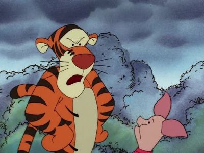 I knew we should have built that garage - The New Adventures of Winnie the Pooh