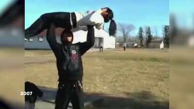 I knew there was
wrestling school somewhere, - The Wrestlers