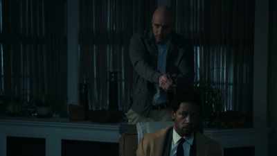 I knew you'd come. Drop
the gun, or I will kill him. - The Equalizer