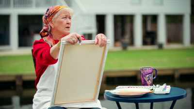 - I knock on the box
and go, "It's all right?" - Love in Fairhope