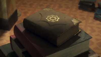 - I know this book, it's the one
I was touching when I got zapped - The Bureau of Magical Things