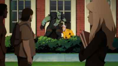 I know my contact lens
is back here somewhere. - Creature Commandos