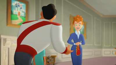 I know, my dear,
but this is quite important. - Curious George: Royal Monkey