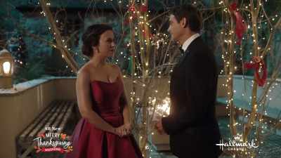 I know, earlier,
in the chapel, - Christmas at Castle Hart