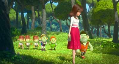I know exactly where we should look
to find your father! - Red Shoes and the Seven Dwarfs