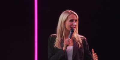 I know that feels weird to say
and to even do, - Nikki Glaser: Bangin'