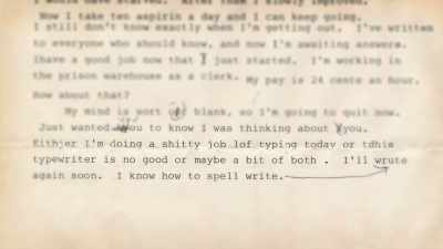 -I know how to spell "write."
-(SCRIBBLING) - The Lady and the Dale