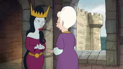 -I know I am not your mother.
-Please don't. - Disenchantment