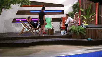 I know,
I apologized to her for it
but, you know, in life, - Love Island
