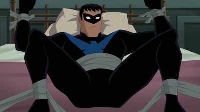 I know, I know, freaking stupid.
Bringing him back to my place. - Batman and Harley Quinn