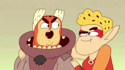 I know. I mean why am I the one
dressing up as Kramp-Borg? - ThunderCats Roar